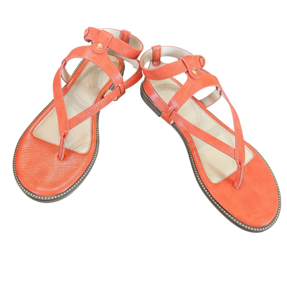 Journee Collection Tangie Ankle Strap Flat Sandals Size 10